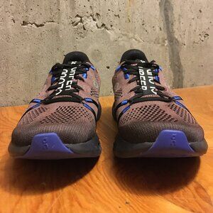 ON CLOUDSURFER Womens Running Shoe Size 8.5 BLACK/COBALT EUC NO BOX